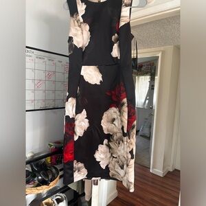 Calvin Klein midi floral dress